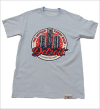 Light Blue "RenCen" Apparel - Detroit Fresh Shop