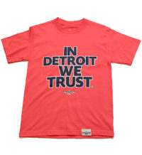 Coral "In Detroit We Trust" Apparel