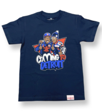 Blue "Coming to Detroit" T-Shirt