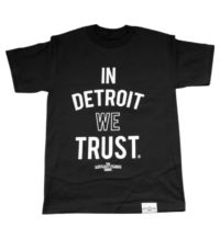 Black "In Detroit We Trust 2" Apparel